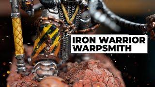 How I painted an IRON WARRIOR WARPSMITH - learning to paint iron warriors part 3