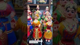 Mesmerizing Tanjore Dancing Dolls #tanjoreart #thanjavur #tanjoredancingdolls