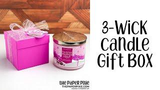 3-Wick Candle Gift Box Tutorial