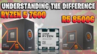 Ryzen 5 7600 vs Ryzen 5 7500f vs R5 8500G vs R5 8400F | The Difference