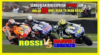 FLASHBACKINILAH 10 DUEL HEAD TO HEAD ROSSIROSSI VS MARQUEZ VS LORENZO