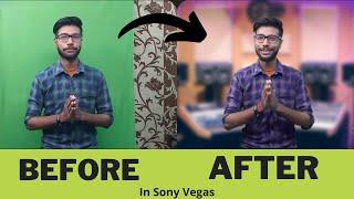 How To Properly Remove Green Screen - VEGAS Pro Tutorial In Hindi