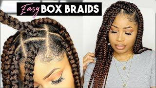 EASY SUMMER BOX BRAIDS! (beginner friendly)