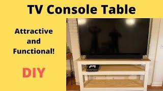 DIY TV Console Table