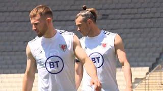 Wales Players Train Ahead Of Switzerland Clash - Wales v Switzerland - Euro 2020