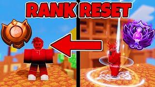 This Glitch Can Get You RANKED RESET... (Roblox Bedwars)
