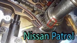 nissan patrol engine timing chain marks | nissan 5.6 timing chain replacement | { mechanical tips }