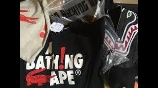 2015 Bathing Ape (BAPE) x Lacoste Live - Hoodie & Tee Capsule Collection Exclusive Unboxing / Review