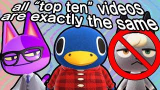 every "top ten villagers" video ever made