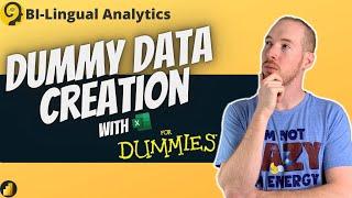 Dummy Data for Power BI - ‍️ Build Your Own Dataset with Excel