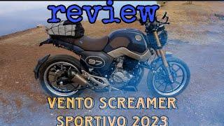 review de la vento screamer SPORTIVO 250 2023| fachaendosruedasMX