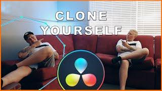 How to Clone yourself in Davinci Resolve 16 - EASY Tutorial