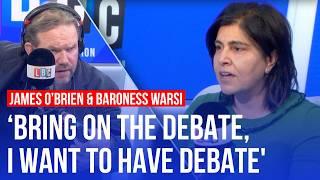 ‘It's the quickest way to dehumanise people’: Baroness Warsi on being Muslim in the UK | LBC