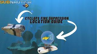 Cyclops fire Suppresion System Data Box Location Underwater Islands| Subnautica