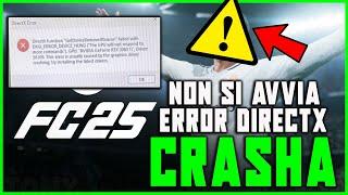 FC 25 ALWAYS CRASES | CRASH ERROR / DIRECTX ERROR / GPU DRIVERS - HOW TO FIX #fc25 #tutorial