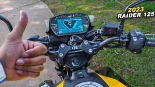 2023 TVS Raider 125 : TFT Meter & Most Advance Features | Review 