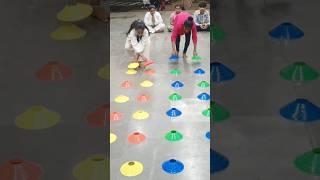 Fun games | Collect Cone colour wise game | Party games | Indoor games #shorts #games #viral