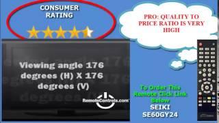 Review Seiki LED HDTV 60 in. 1080p 60HZ - SE60GY24