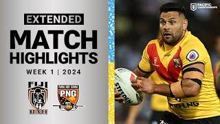 Pacific Championships 2024 | Fiji Bati v PNG Kumuls | Extended Highlights