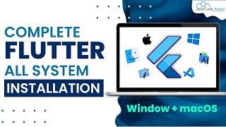 Flutter Installation: Windows, macOS, Android Studio on VSCode & XCode - Complete Tutorial