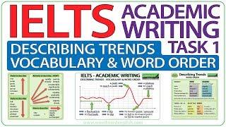 IELTS Academic Writing Task 1 - Describing Trends - Vocabulary & Word Order