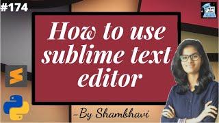 How to use sublime text editor | how to make project on sublime | sublime text editor |English video