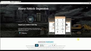 Heavy Equipment Inspection App   -  HVI Web Portal Training