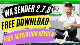 Wasender 2.7.8 Update  Download Now | WhatsApp marketing tool