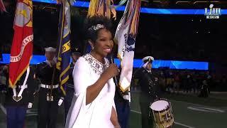 Super Bowl 53 America The Beautiful + National Anthem Feb 2019