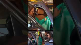 No Driver  Keerthy Suresh spotted at Airport ️ She Driving her own car! #trending #shorts #viral