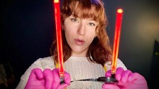 ASMR Face Inspection Personal Attention | lights, measuring, pictures, gloves