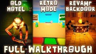 Doors New Content Update Old Hotel + Retro Mode + Revamp Backdoors Full Gameplay Walkthrough | Doors