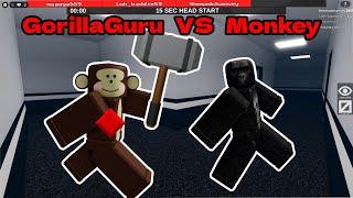 GORILLAGURU VS MONKEY in Flee the Facility!