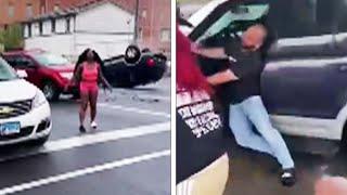 Woman in Truck Drags Boyfriend Then Flips Vehicle During Argument: Cops