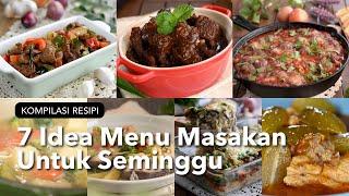 Idea Menu Masakan Untuk Seminggu | Kompilasi Resipi