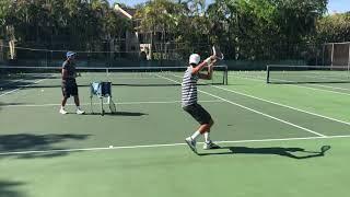 Tennis training with coach Brian Dabul. Reaction + Balance + Speed + Technique + Spin
