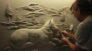 Drywall Art Sculpture by Bernie Mitchell