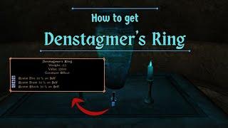 How To Get Denstagmer's Ring In Morrowind! *Best Rings*