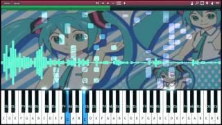 Hatsune Miku- PoPiPo (MIDI Piano Tutorial Extended)