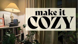 How To Create a COZY Home | 8 Tips for Decor, Lighting, Rugs, Smells, Plants | Cozy Aesthetic Guide