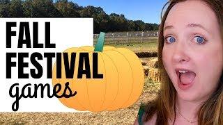 DIY Fall Festival Games for Kids