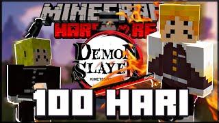 100 Hari Demon Slayer Minecraft HARDCORE