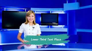 Lower Third Green Screen Brush Free After Effects Project