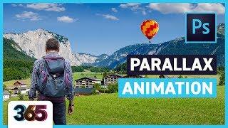 Parallax Animation | Photoshop CC Tutorial #254/365