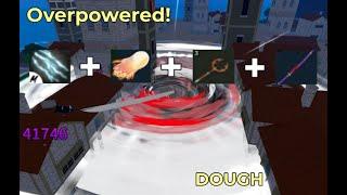 Most OP Dough  Awakening Combo | Blox Fruits | 40k+ dmg!