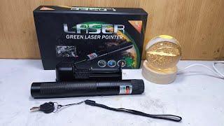 Green laser pointer power full laser light green laser light #shekhexperiment 