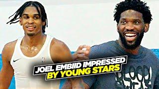 Joel Embiid IMPRESSED By Josh Christopher, Mo Bamba & More NBA Stars at Rico Hines Runs