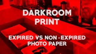 Darkroom Journal - Entry #4 - Printing with EXPIRED and UNEXPIRED RC paper