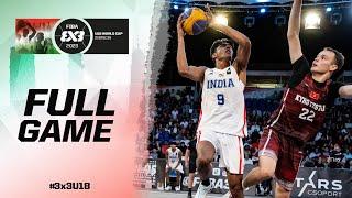 India  vs Kyrgyzstan  | Men | Full Game | FIBA 3x3 U18 World Cup 2023 | 3x3 Basketball