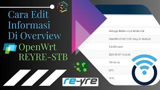 Tutorial Edit Overview Information OpenWrt REYRE-STB